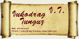 Vukodrag Tunguz vizit kartica